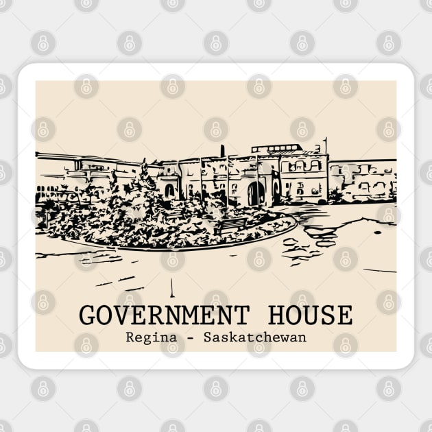 Government House - Regina SK Magnet by Lakeric
